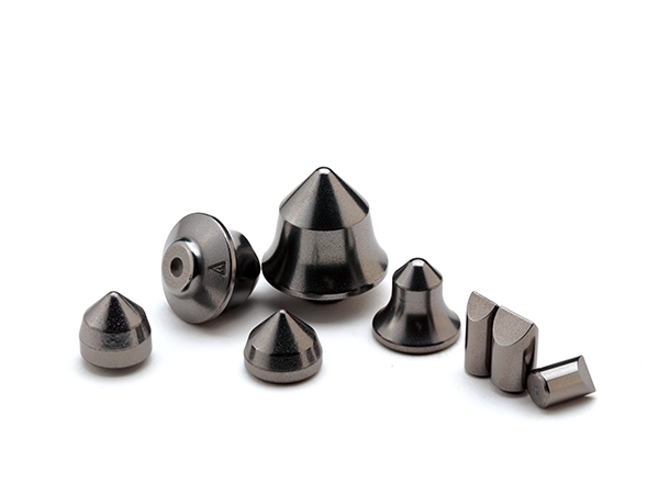 Road-milling carbide tip geometries